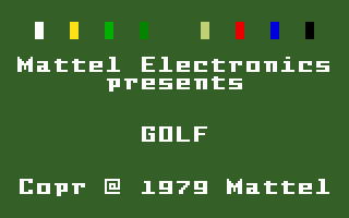 PGA Golf screenshot 3 for Intellivision